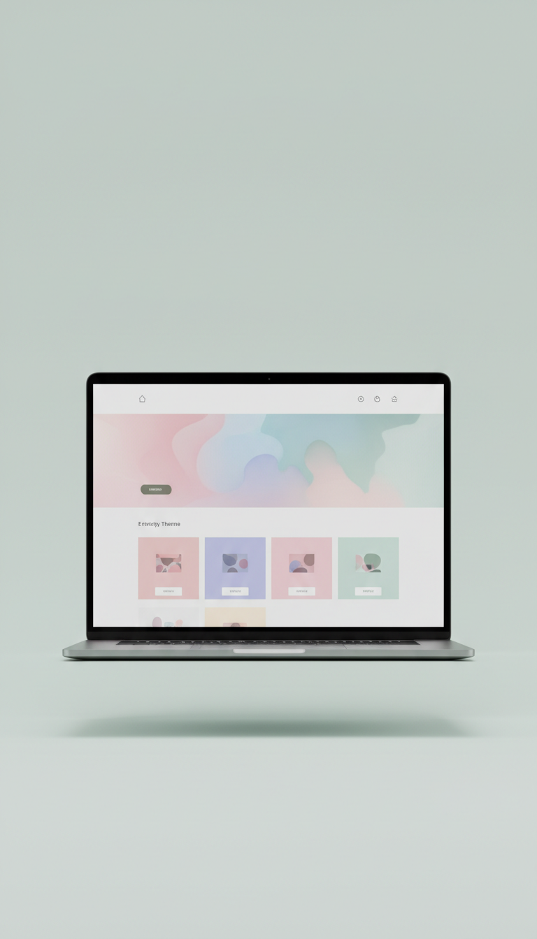 Mint whisper laptop template