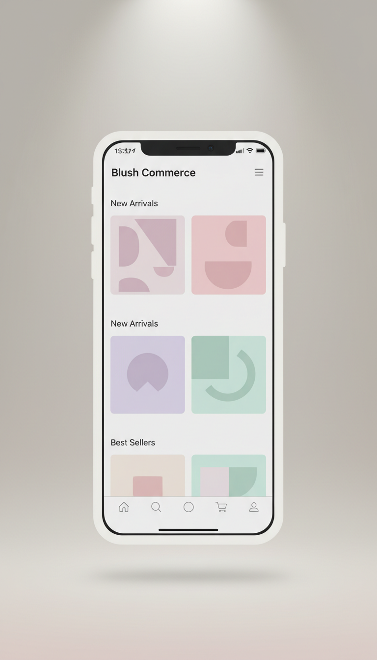 Blush commerce mobile template