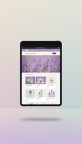 Lavender boutique tablet theme